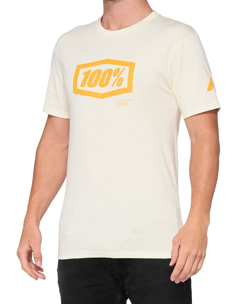 T-Shirt 100 % ESSENTIAL Kurzarm Kreideorange Größe. XL