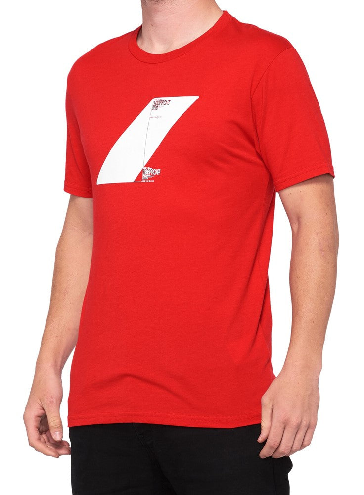 T-Shirt 100 % BOTNET Kurzarm Rote Größe. L