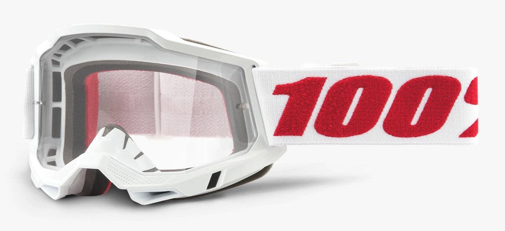 100 % ACCURI 2 DENVER Schutzbrille (Klare Anti-Beschlag-Linse, LT 88 %–92 %)
