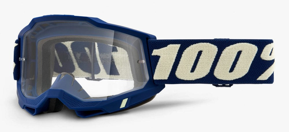 100 % ACCURI 2 DEEPMARINE Schutzbrille (Klare Anti-Beschlag-Linse, LT 88 %–92 %)
