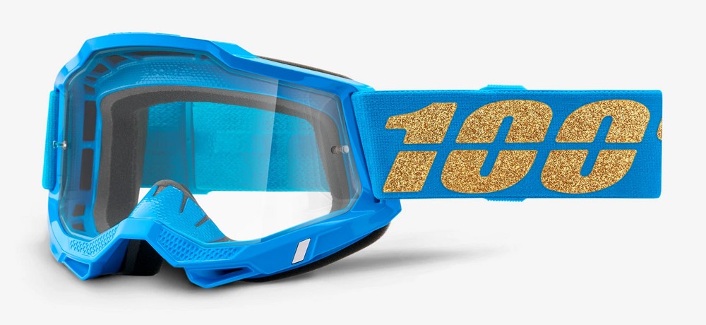 100 % ACCURI 2 WATERLOO Schutzbrille (Klare Anti-Beschlag-Linse, LT 88 %–92 %)