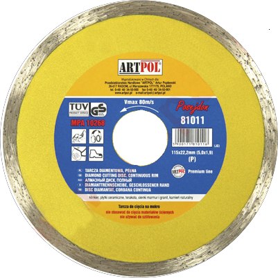 DIAMANTSCHEIBE 230 x 22,2 mm VOLL/AR