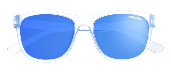 TIFOSI SWANK CLARION POLARISIERTE satinierte klare Gläser (1 Clarion Blue-Glas 15,4 % Lichtdurchlässigkeit)