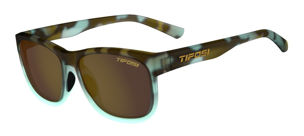 TIFOSI SWANK XL Brille Blau Schildkröte (1 Glas Braun 15,4% Lichtdurchlässigkeit)
