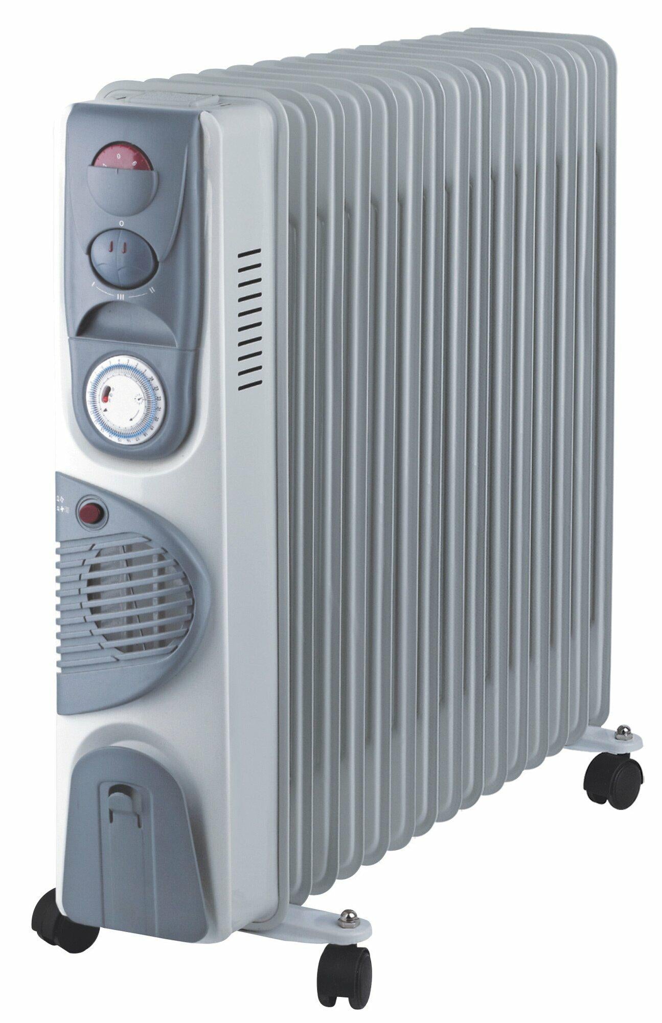 VOLTENO ÖLKÜHLER 15-RIB TURBO+TIMER 2500W+400W