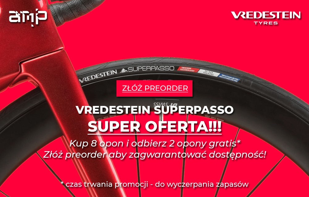 Satz mit 10 VREDESTEIN Superpasso-Reifen, (8+2 GRATIS)