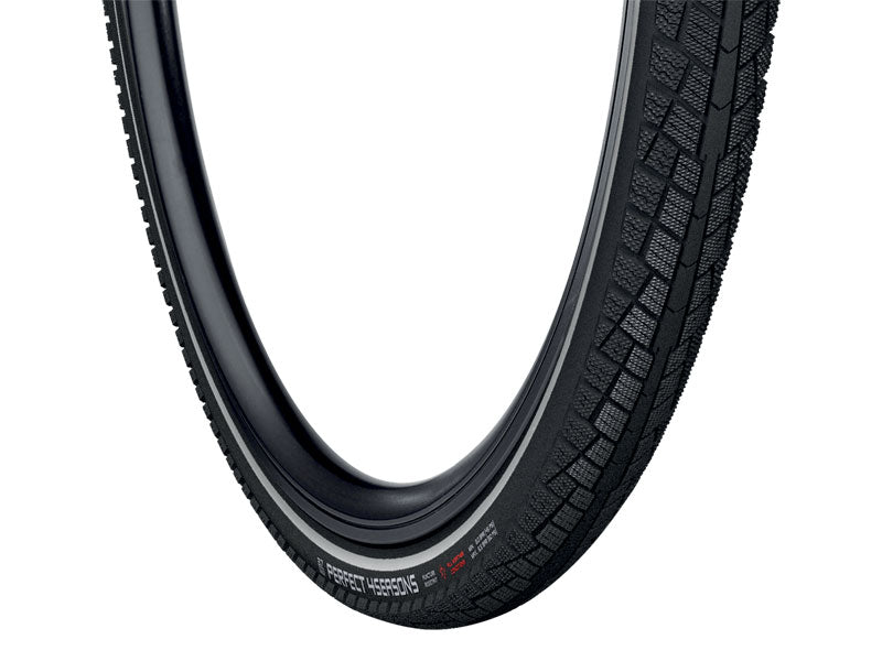 VREDESTEIN Perfect 4 Seasons City-/Trekkingreifen, 28x1,50 (40-622), Draht, Pannenschutzeinlage, Schwarz + Reflektierend