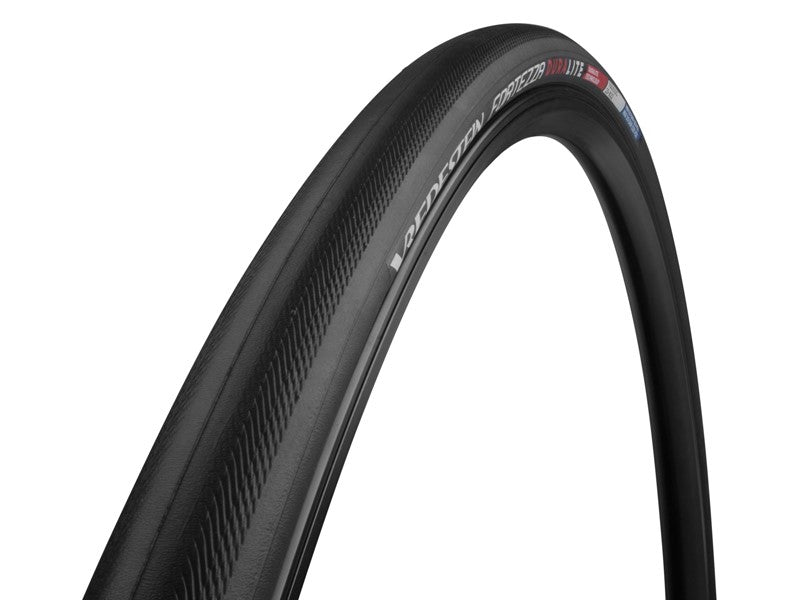 VREDESTEIN Fortezza Duralite Straßenreifen, 700x25C (25-622), faltbar, TPI150, 195 g, Schwarz