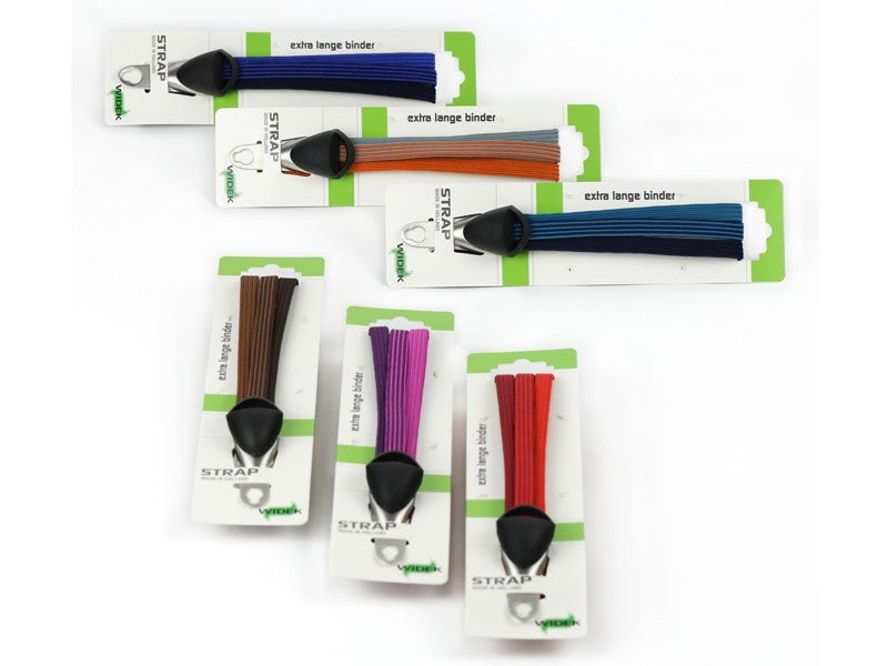 WIDEK TRIO STRAPS E-BIKE VISION Kofferraumgurt, Gummi, Farbmischung, Box mit 12 Stück.
