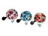 WIDEK DING DONG ART COLLECTION FLORAL Fahrradklingel 60 mm, 3 Farben, Box 10 Stück.