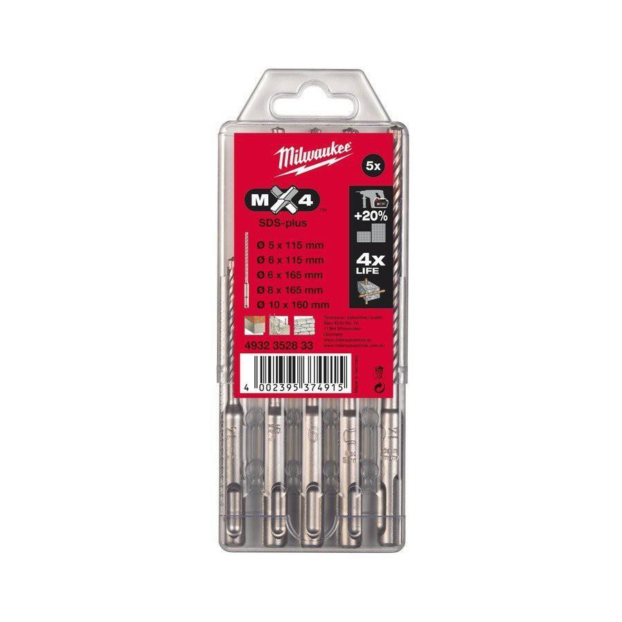 MILWAUKEE SDS MX4 BOHRERSATZ. 5 Stk.