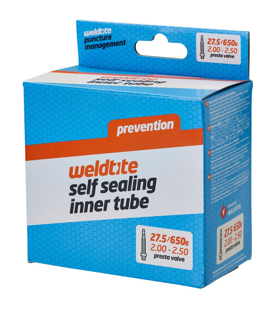 WELDTITE Selbstdichtender Schlauch 27,5"/650B x 2,00 - 2,50 Presta