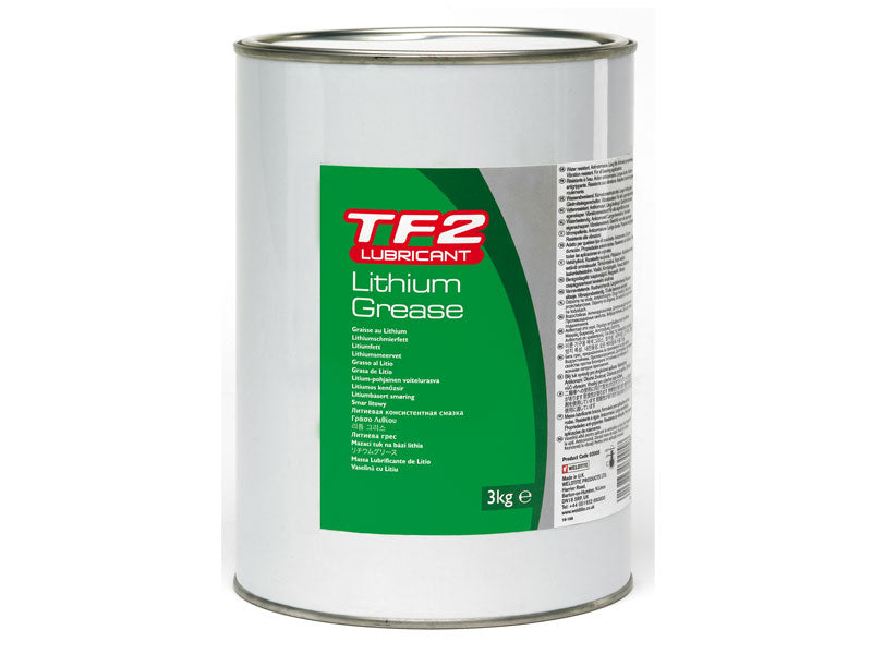 Weißes Lithiumfett WELDTITE TF2 Allzweck-Lithiumfett in Tube (Steuersatz, Tretlager, Naben, Pedale), 3-kg-Dose