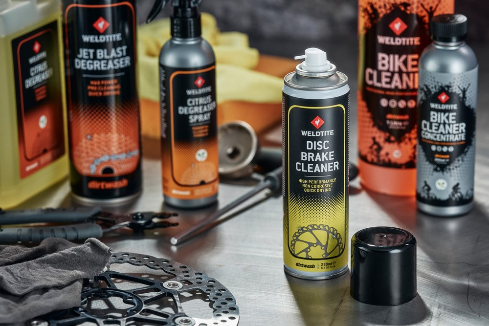 WELDTITE DIRTWASH DISC BRAKE CLEANER AEROSOL Bremsscheibenentfetter 250 ml