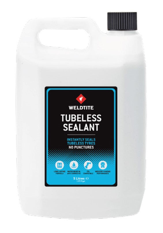 WELDTITE TUBELESS SEALANT Tubeless-Reifenmilch 5L