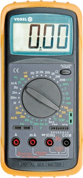VOREL DIGITALES UNIVERSALMESSGERÄT + TEMPERATURMESSUNG 81784