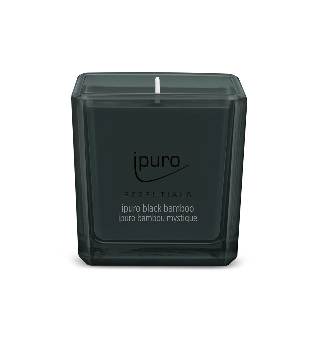 ipuro Essentials Kerze 125 g Schwarz BAMBOO